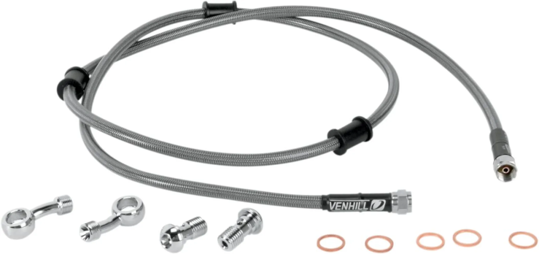 MOOSE OFFROAD HARD-PARTS - LINE BRK SS FR KLR650 08 - 17411872