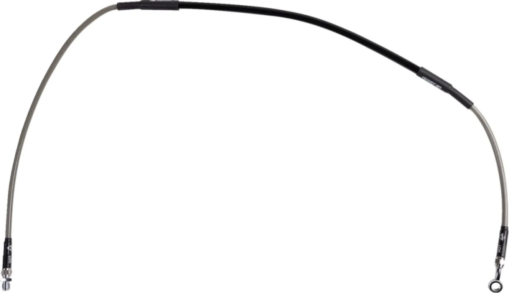 MOOSE OFFROAD HARD-PARTS - Stainless Steel Braided Brake  - 17416452