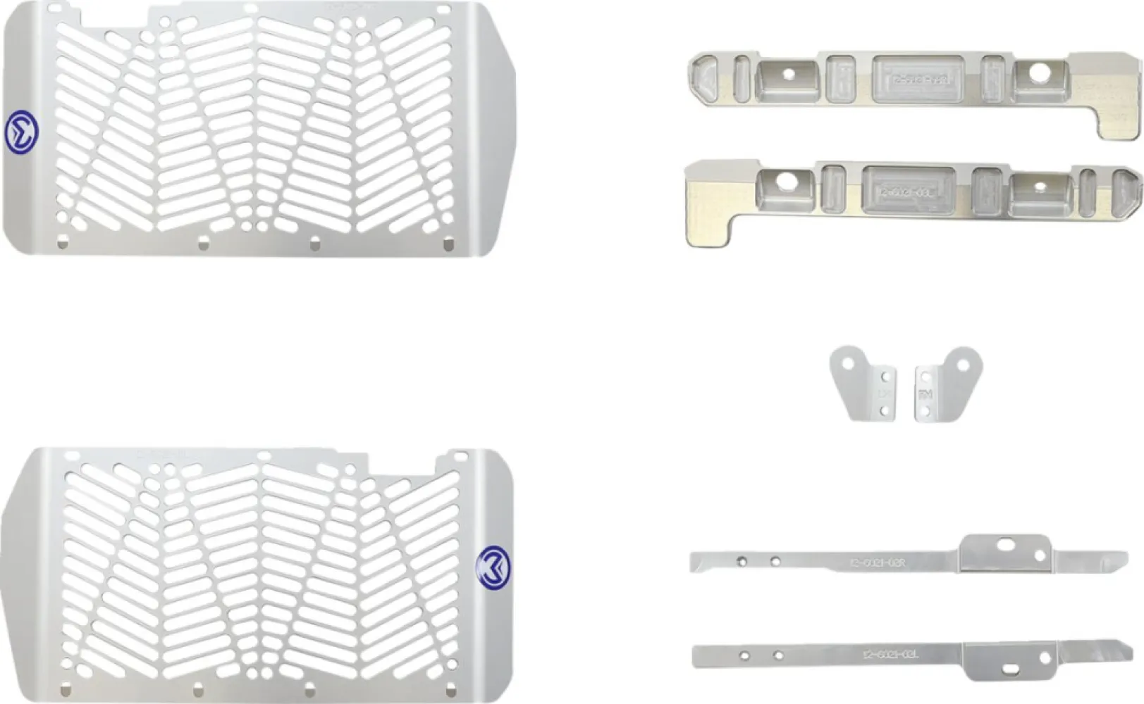 MOOSE OFFROAD HARD-PARTS - BRACES RADIATOR HON - 19010912