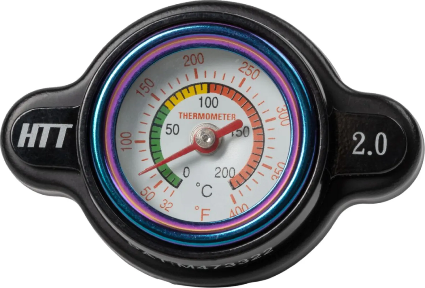 MOOSE OFFROAD HARD-PARTS - RADIATOR CAP W TEMP GAUGE YAM  - 19030036