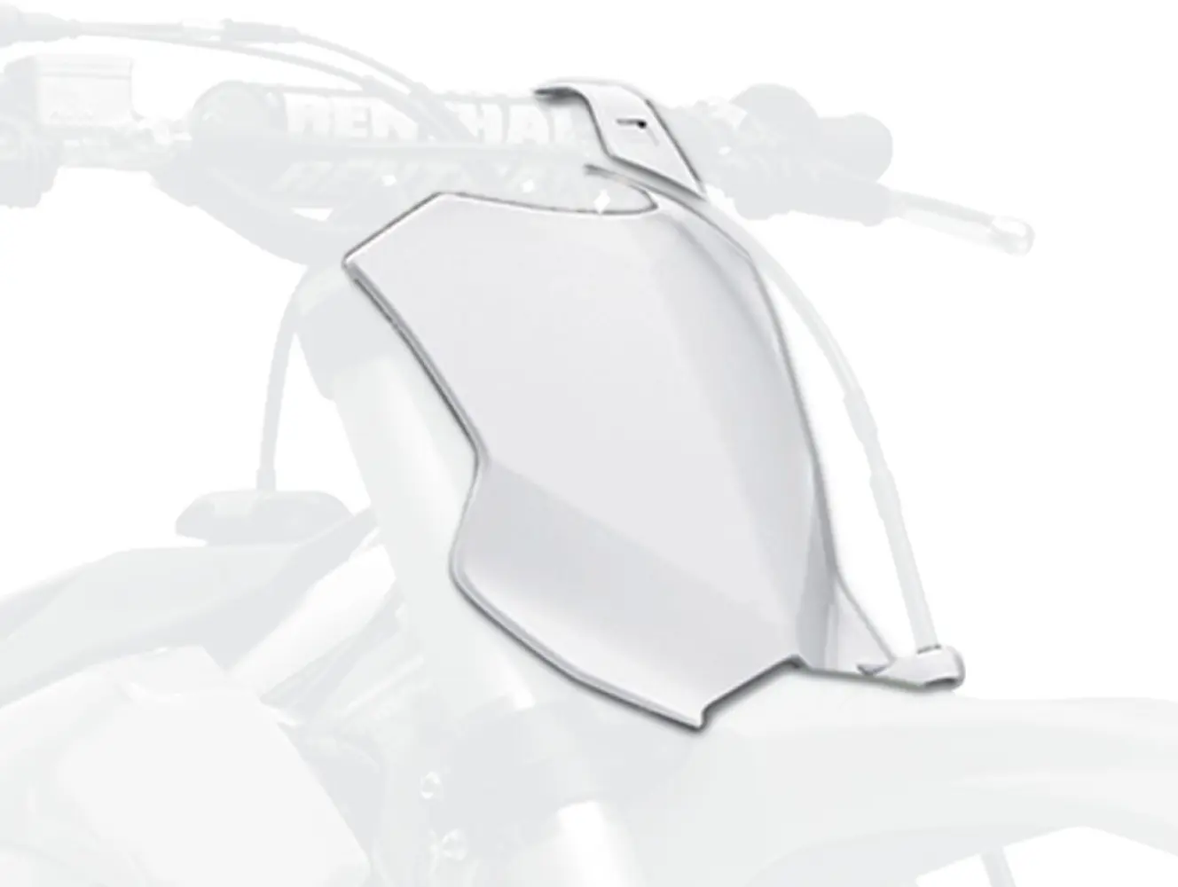 POLISPORT - PLATE#FRT KX85 14-18 WH - 05201750