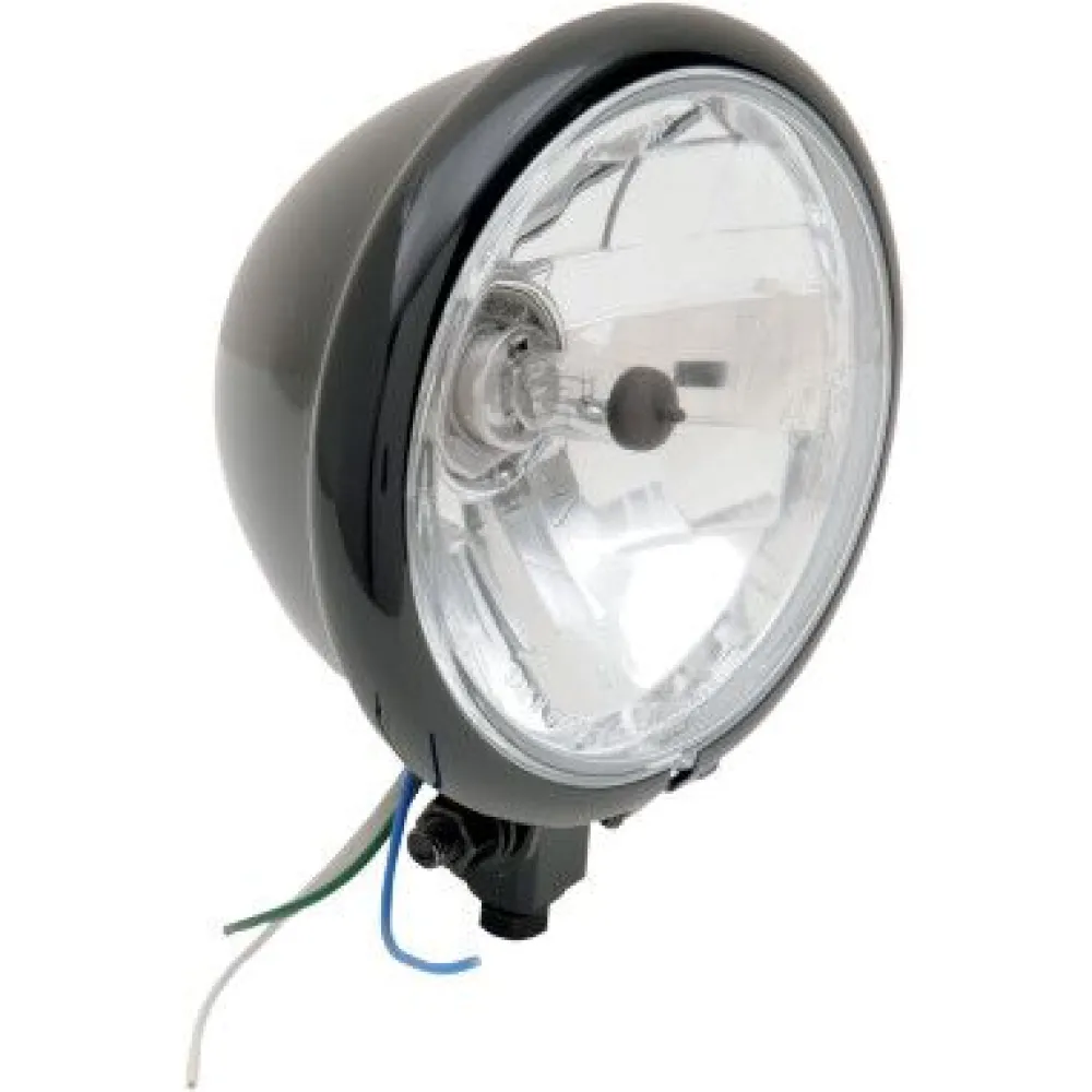 DRAG SPECIALTIES - HEADLIGHT 5.75 SPRGR BLK - 20011123