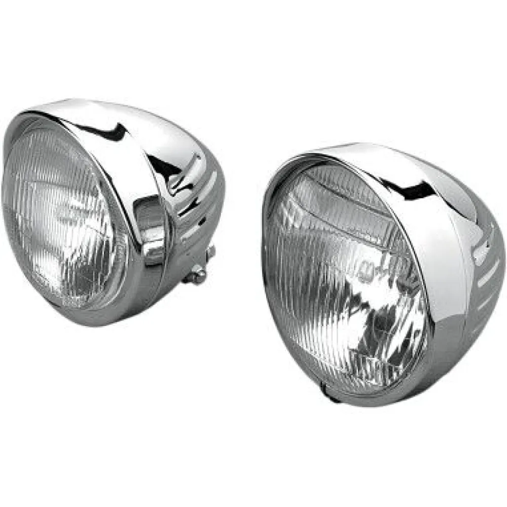 DRAG SPECIALTIES - HLITE 5 3/4 W/VISOR/GROV - 20011124