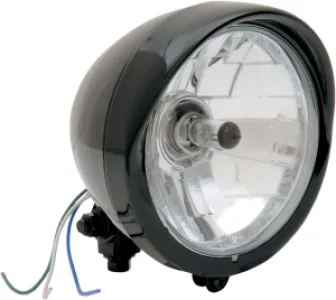 DRAG SPECIALTIES - HEADLIGHT 5.75 BLK CLR - 20011121