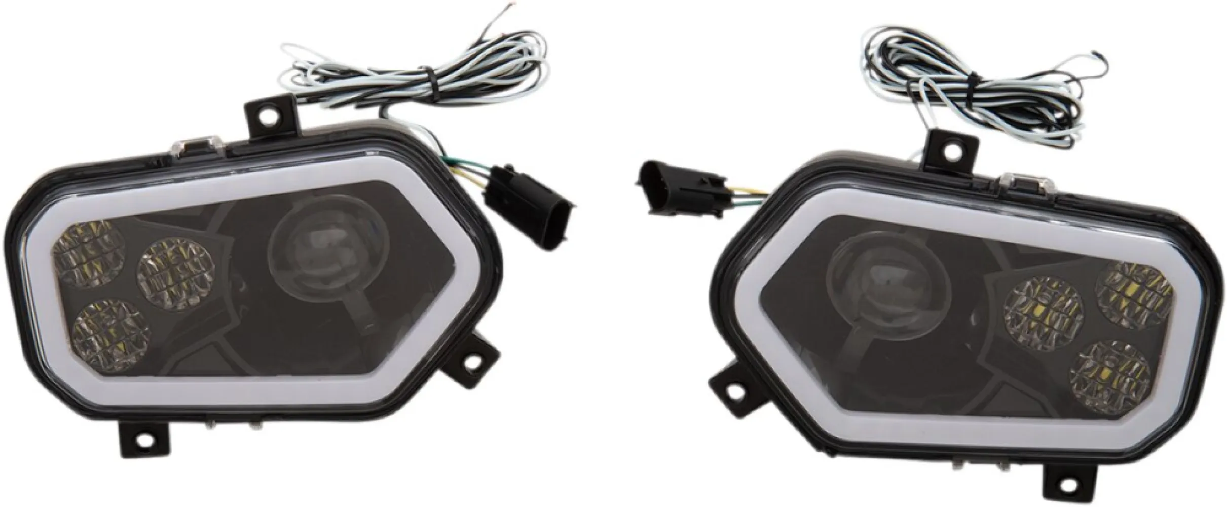 MOOSE OFFROAD FOUR WHEEL - LED HEADLIGHT RZR800/9 BK - 20012226