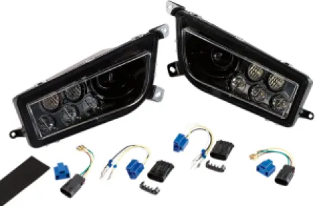 MOOSE OFFROAD FOUR WHEEL - LED HDLGHT RZR900/1000 BK - 20012228