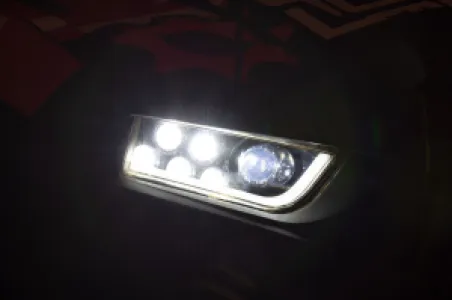 MOOSE OFFROAD FOUR WHEEL - LED HDLGHT RZR900/1000 BK - 20012229