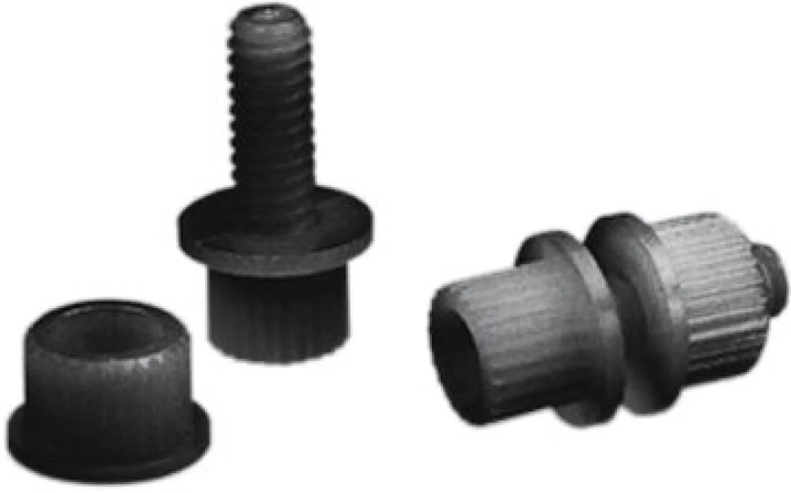 PARTS UNLIMITED - BOLT LICENSE 100PK BLACK - 20300010