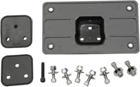 DRAG SPECIALTIES - MOUNT LIC PLT FENDER BLK - 20300886