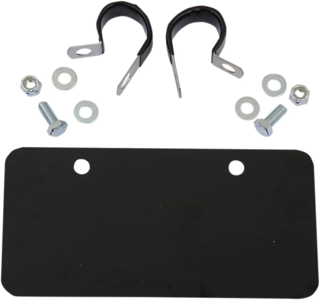 MOOSE OFFROAD FOUR WHEEL - MUD LICENSE PLT HOLDR-BLK - 20301222