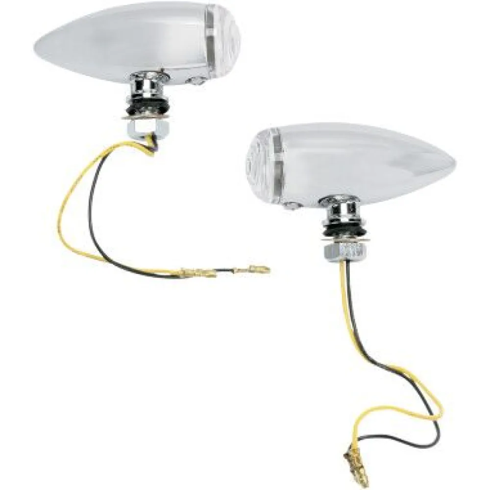 DRAG SPECIALTIES - SMOOTH BULLET LED CLEAR - 20401765