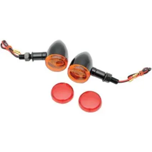 DRAG SPECIALTIES - LIGHT MINI-DEUCE BLK AMBR - 20401763