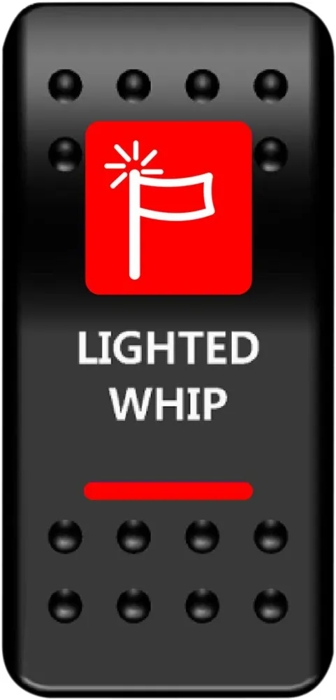 MOOSE OFFROAD FOUR WHEEL - SWITCH ROCKER LIGTWHIP-RD - 21060447