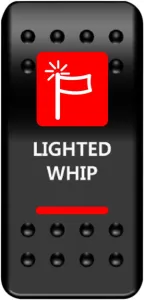 MOOSE OFFROAD FOUR WHEEL - SWITCH ROCKER LIGTWHIP-RD - 21060447
