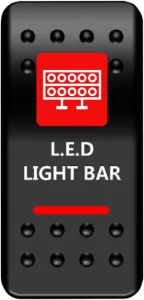 MOOSE OFFROAD FOUR WHEEL - SWITCH ROCKER LIGHTBAR RD - 21060446