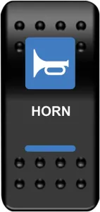 MOOSE OFFROAD FOUR WHEEL - SWITCH ROCKER HORN-BLU - 21060481