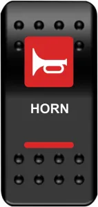MOOSE OFFROAD FOUR WHEEL - SWITCH ROCKER HORN-RED - 21060482