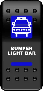 MOOSE OFFROAD FOUR WHEEL - SWITCH RKR BMPR LGHTBR BU - 21060550