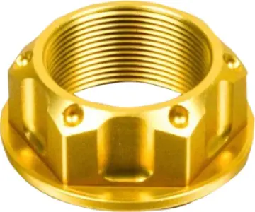 PRO BOLT - NUT TOP YOKE M25X1.00 GOLD - 04100347