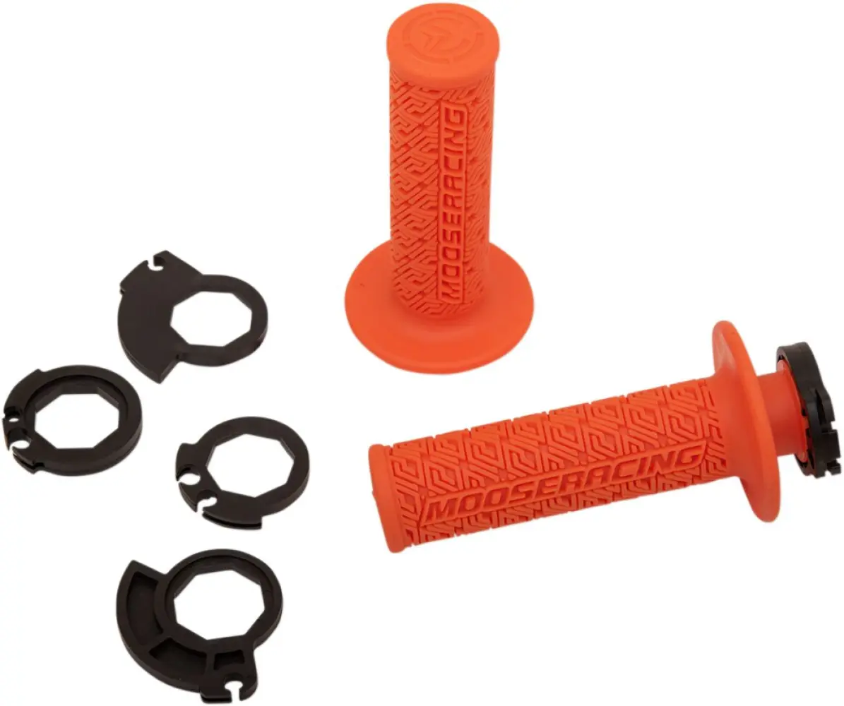 MOOSE OFFROAD HARD-PARTS - GRIP LOCK-ON MOOSE OR/BK - 06302538