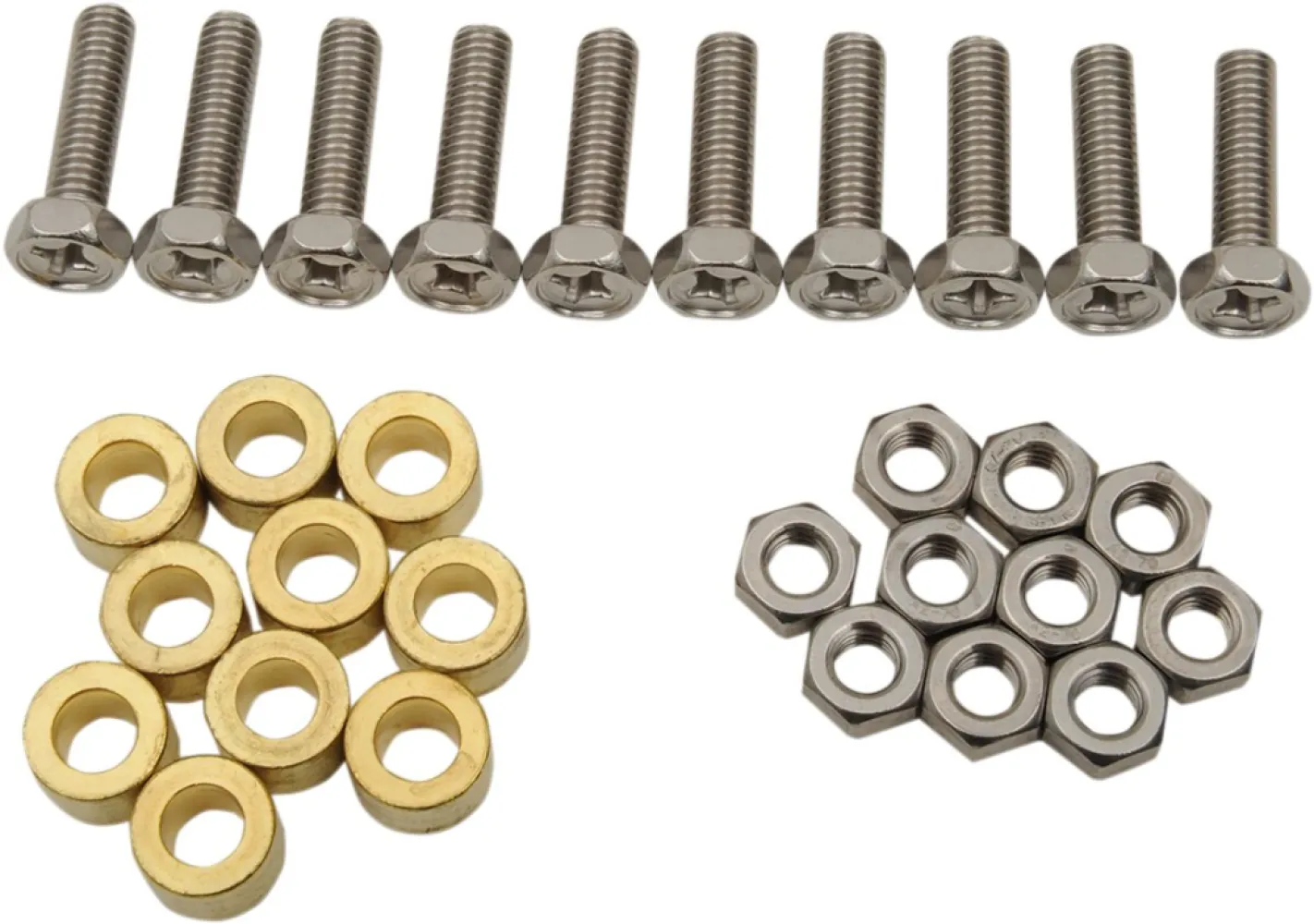 YUASA - BOLT/NUT SET BATT 6X22SS - 21130081