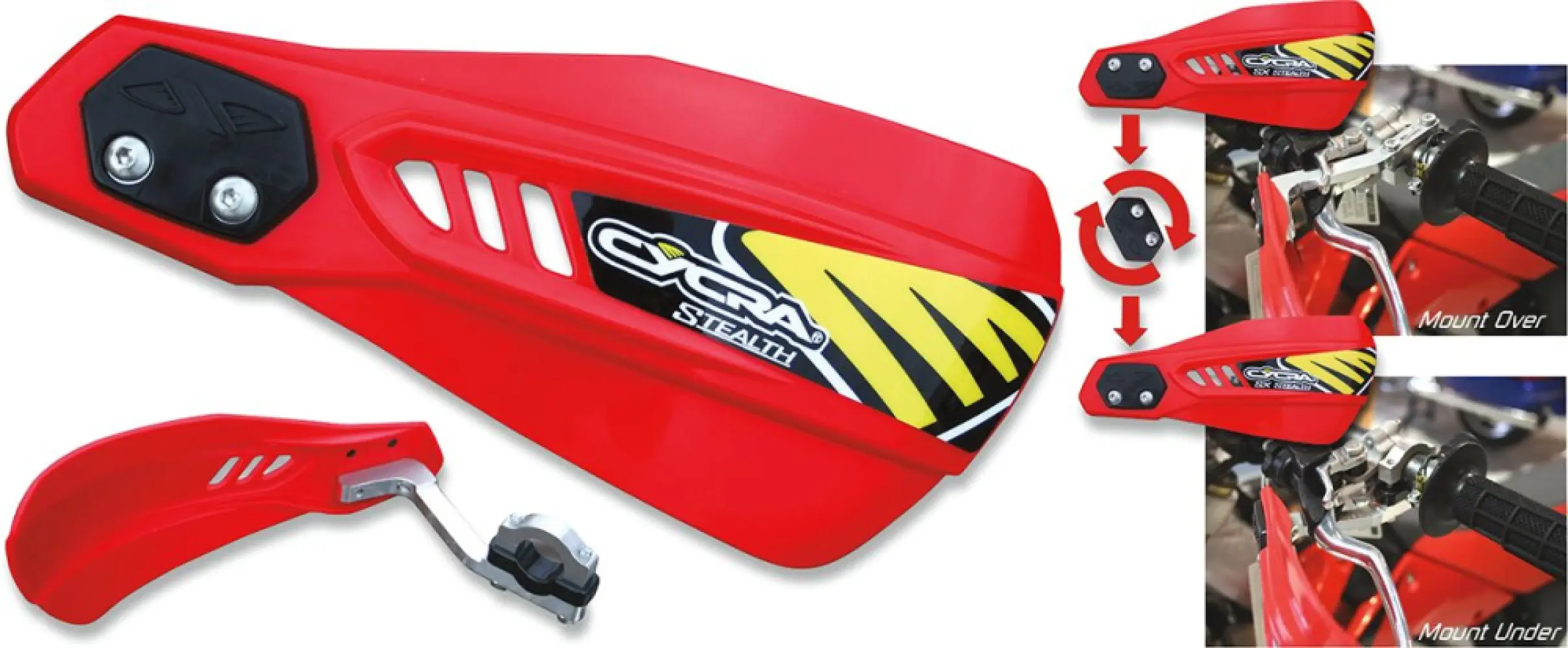 CYCRA - GUARD HAND STEALTH RED - 06350203