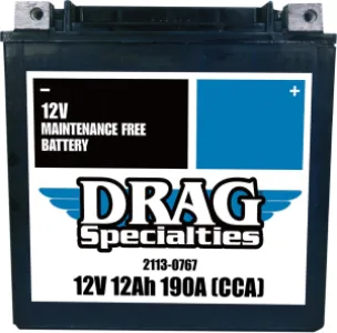 DRAG SPECIALTIES BATTERIES - BATTERY DRAG MF YTX14L-FT - 21130767