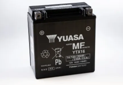 YUASA - BATTERY YUASA FA YTX16 - 21130885