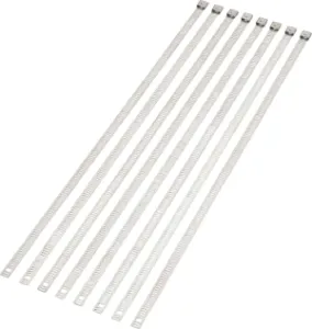 MOOSE OFFROAD HARD-PARTS - CABLE TIE SILVER 14 8PK - 21200644