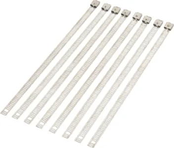 MOOSE OFFROAD HARD-PARTS - CABLE TIE SILVER 8 8PK - 21200642