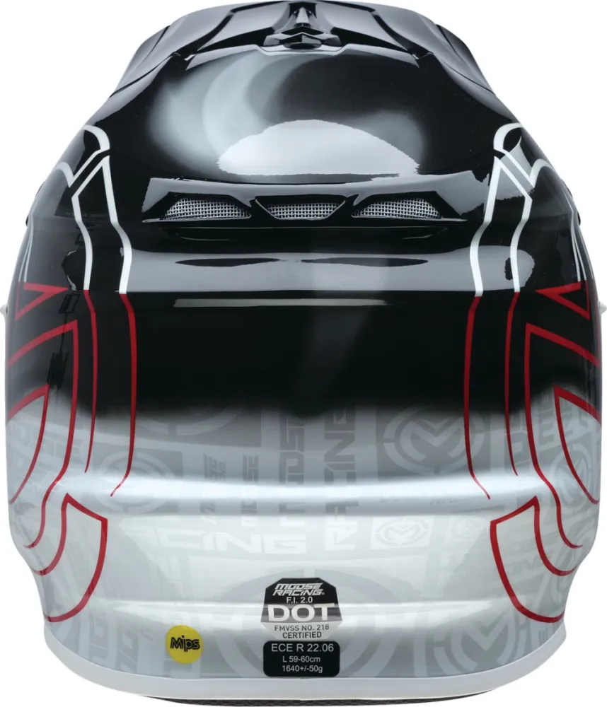 MOOSE OFFROAD SOFT-GOODS - HLM FIMIPS DCET BK/RD MD - 01107991