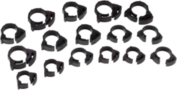 MOOSE OFFROAD HARD-PARTS - CLAMPS NYLON RATCHET 16PC - 24020164