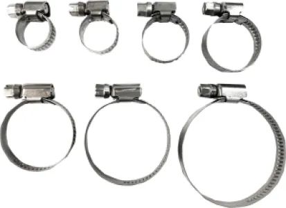 PARTS UNLIMITED - HOSE CLAMP EMBOSSED 8-12 - 24020266