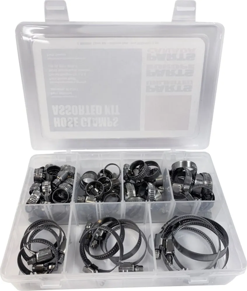 PARTS UNLIMITED - HOSE CLAMP ASST KIT 60PCS - 24020279