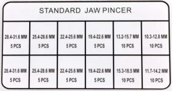 MOOSE OFFROAD HARD-PARTS - KIT EAR CLAMP ASSORTMENT W JAW - 24020295