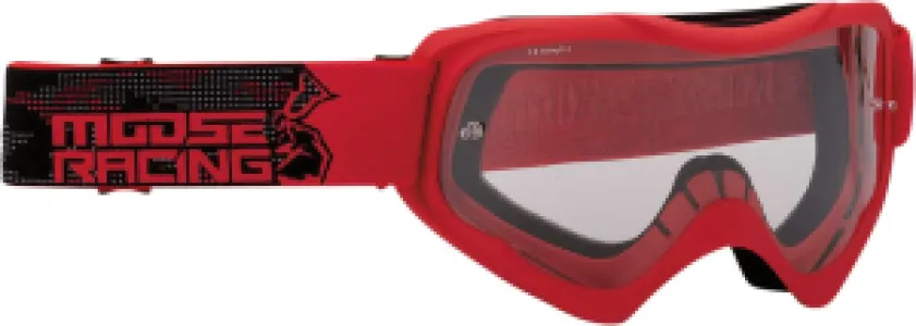 MOOSE OFFROAD SOFT-GOODS - GOGGL QUALFR AGROID RED - 26012654