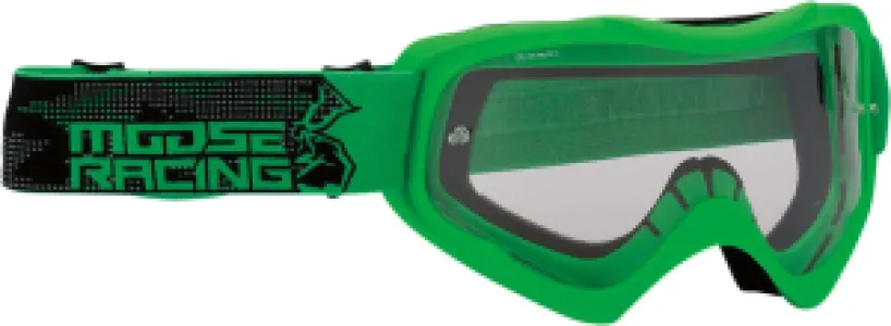 MOOSE OFFROAD SOFT-GOODS - GOGGL QUALFR AGROID GREEN - 26012655
