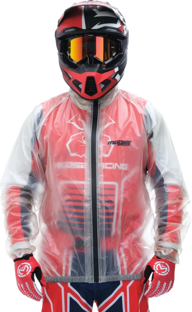 MOOSE OFFROAD SOFT-GOODS - JACKET RAIN CLEAR XS - 28540401