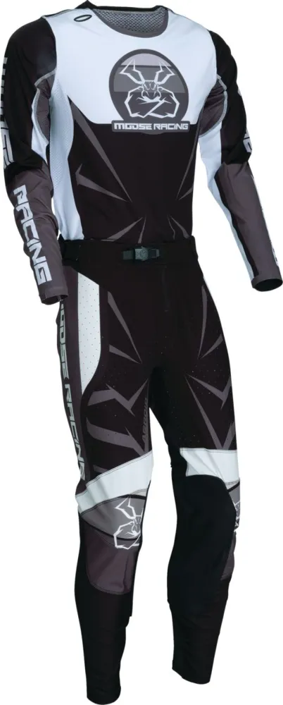 MOOSE OFFROAD SOFT-GOODS - PANT AGROID BLACK/WHITE 32 - 290111403