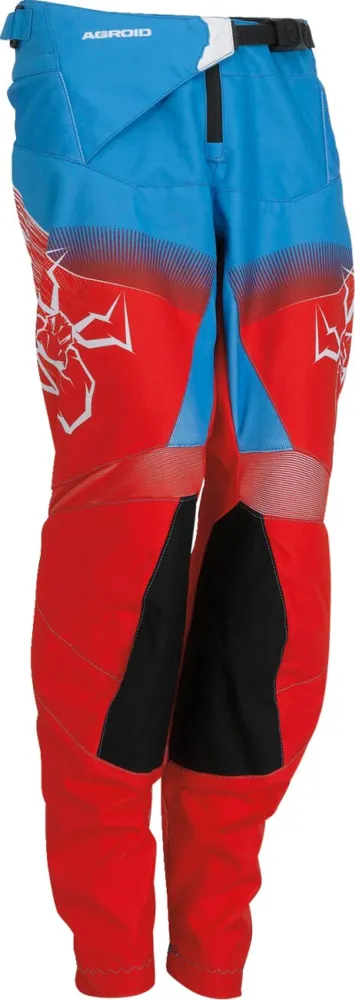 MOOSE OFFROAD SOFT-GOODS - PANT YTH AGRD RD/WH/BL 22 - 29032269
