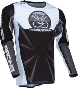MOOSE OFFROAD SOFT-GOODS - JERSEY AGROID BK/WH XL - 29107908