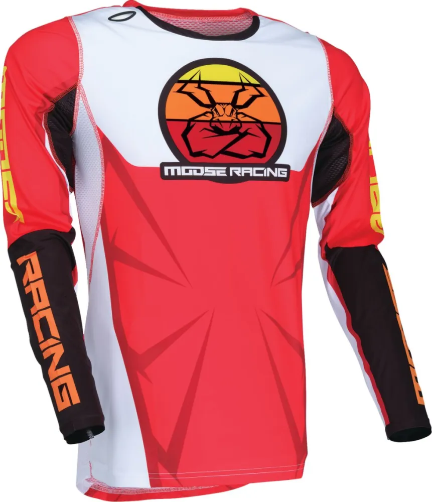 MOOSE OFFROAD SOFT-GOODS - JERSEY AGROID RD/BK/WH MD - 29107912