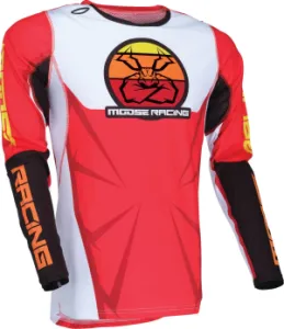 MOOSE OFFROAD SOFT-GOODS - JERSEY AGROID RD/BK/WH MD - 29107912