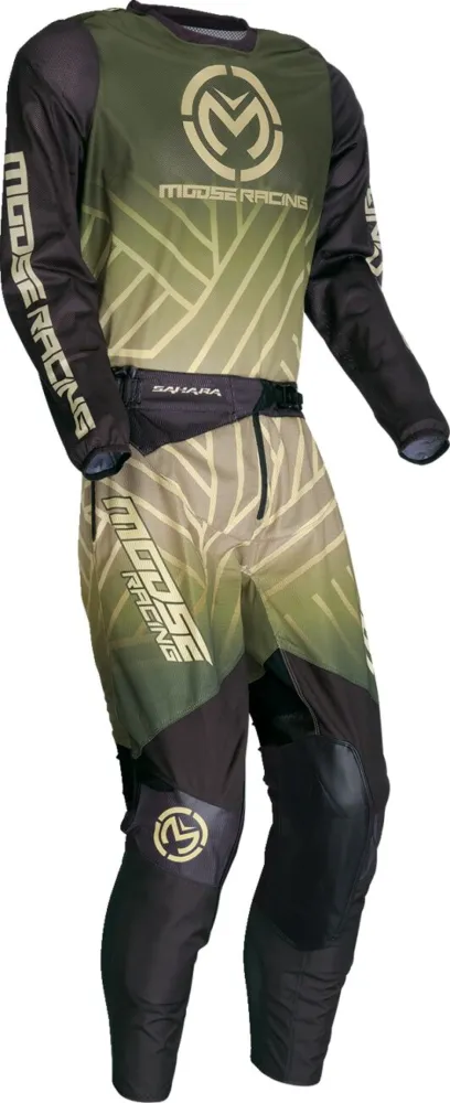 MOOSE OFFROAD SOFT-GOODS - JERSEY SAHARA GREEN/BLACK XL - 29107945