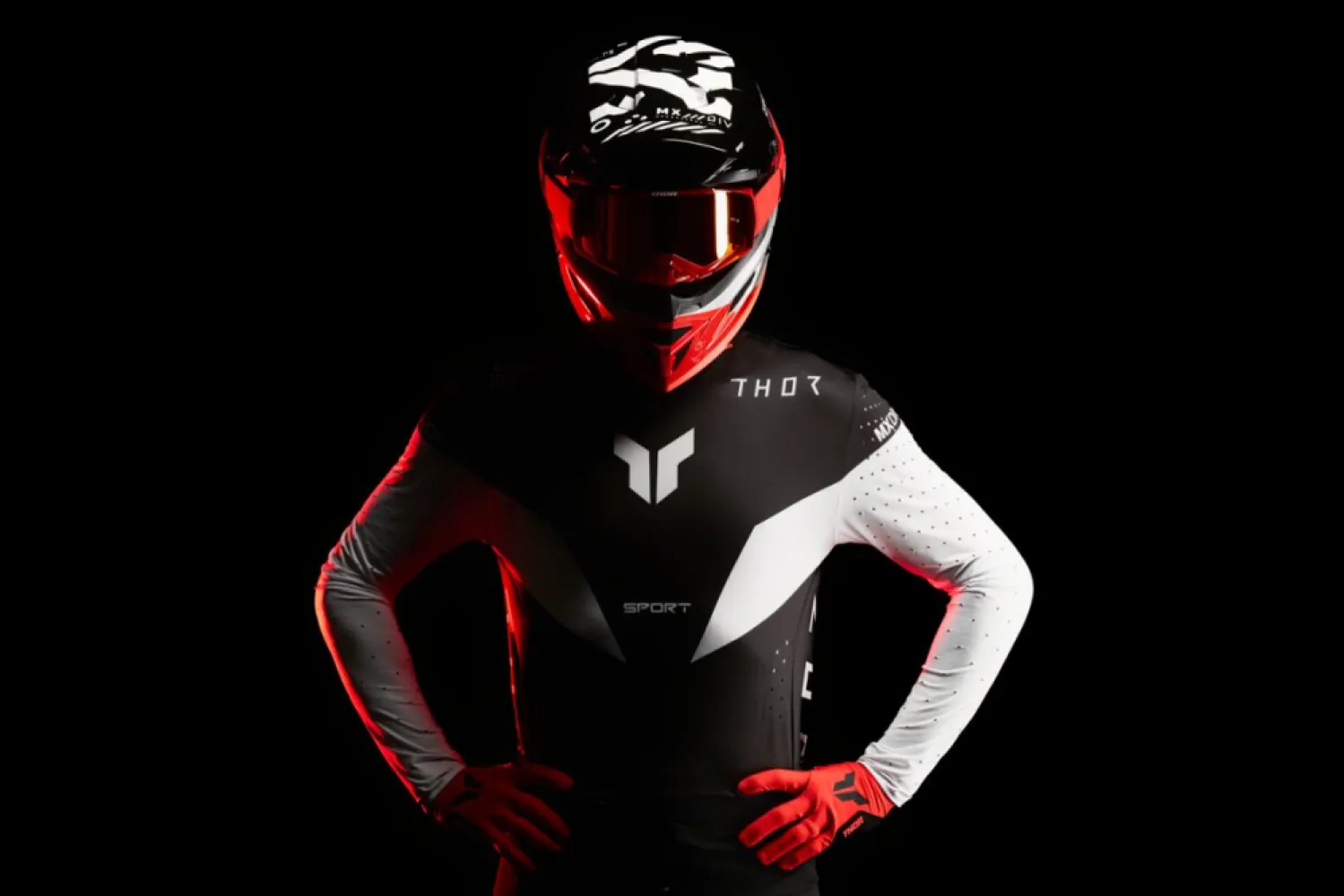 THOR - JERSEY SPORT STRIKE BLACK 3X - 29108105