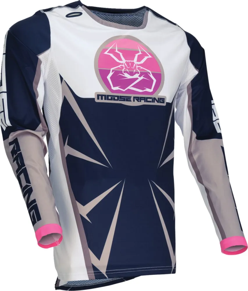 MOOSE OFFROAD SOFT-GOODS - JERSEY AGROID NAVY/WHITE XS - 29108137