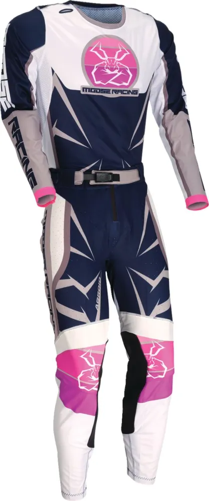 MOOSE OFFROAD SOFT-GOODS - JERSEY AGROID NAVY/WHITE XS - 29108137