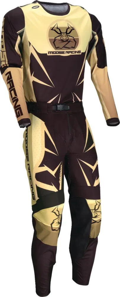 MOOSE OFFROAD SOFT-GOODS - JERSEY AGROID BROWN/BLACK 2XL - 29108149