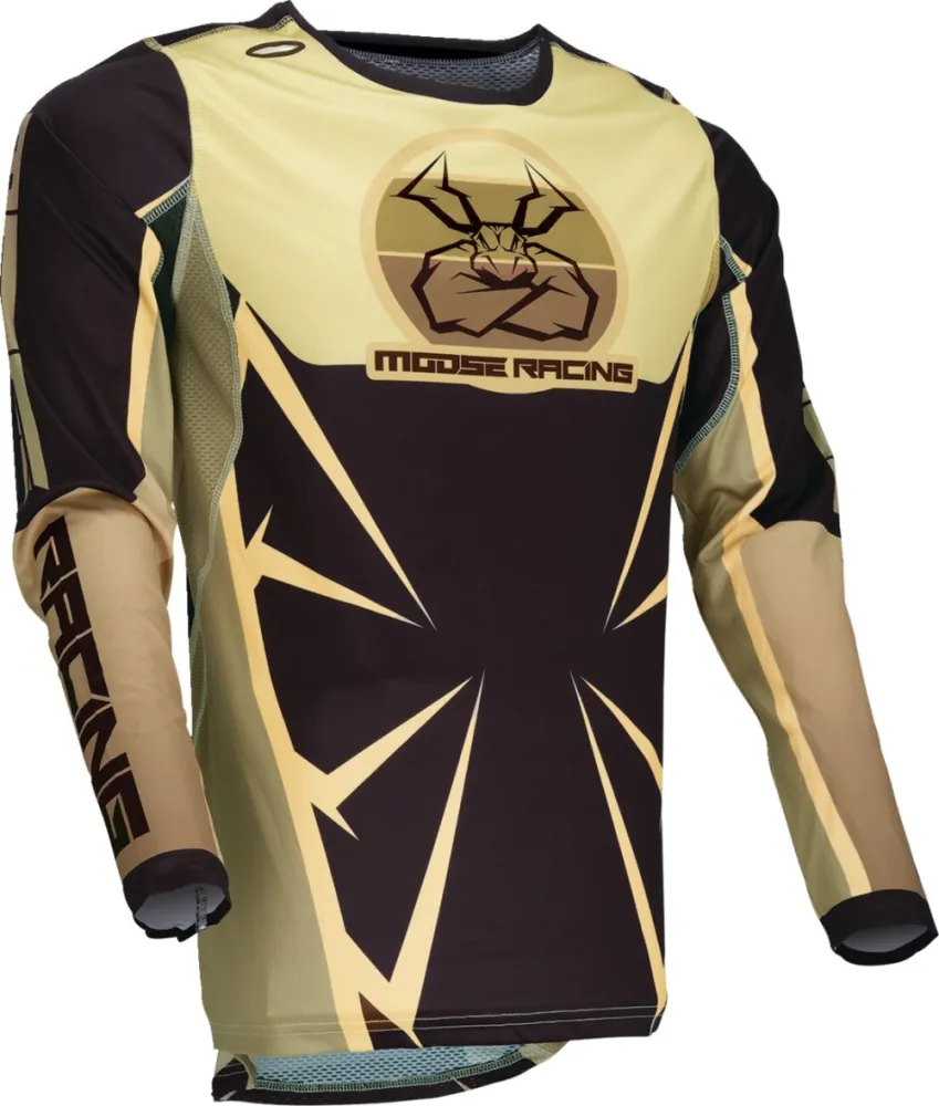 MOOSE OFFROAD SOFT-GOODS - JERSEY AGROID BROWN/BLACK 2XL - 29108149