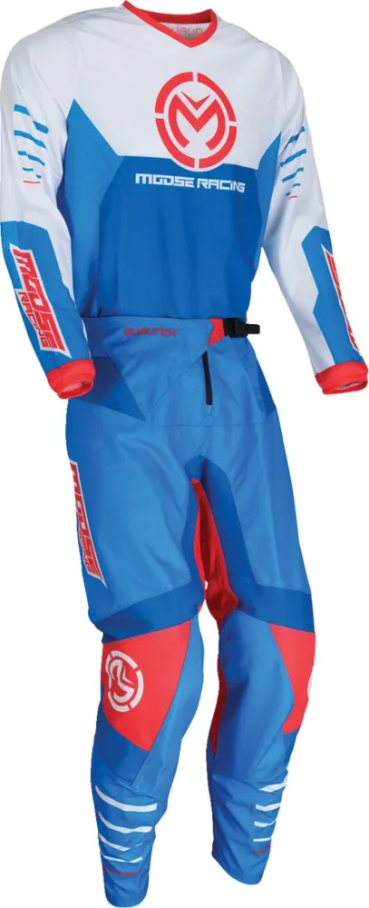 MOOSE OFFROAD SOFT-GOODS - JERSEY QUALIFIER RED/WHITE/BLU - 29108175